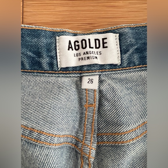 High-rise denim jean shorts - Picture 2 of 9